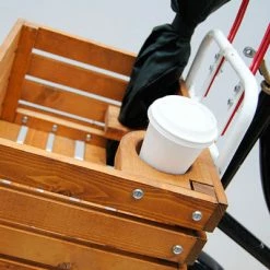 Caisse Vélo En Bois Sur Porte Bagages Avant Two-O -Default Template Soldes caisse velo en bois sur porte bagages avant two o full 3