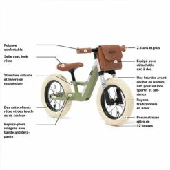 Draisienne Verte évolutive Dès 2.5 Ans Biky Rétro Berg -Default Template Soldes draisienne verte evolutive des 2 5 ans biky retro berg full 6