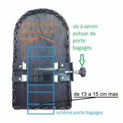 Panier Arrière En Osier Pour Chien Sur Porte Bagage Vélo -Trixie -Default Template Soldes panier arriere en osier pour chien sur porte bagage velo trixie full 5
