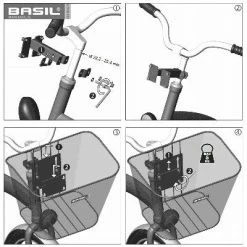 Panier Avant Fixe Pour Vélo 22 L Bremen Basil -Default Template Soldes panier avant fixe pour velo 22 l bremen basil full 6