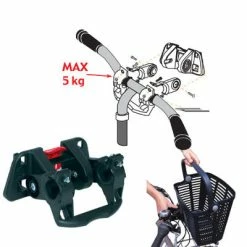 Bellelli Panier Vélo Avant Noir Inoxydable Sur Guidon -Default Template Soldes panier velo avant noir inoxydable sur guidon full 6