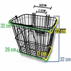 Panier Vélo Latéral à Crochets Memories Bottle Basil Noir -Default Template Soldes panier velo lateral a crochets memories bottle basil noir full 4