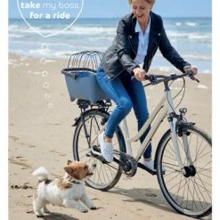 Panier Vélo Pour Chien Bleu Tendance Basil Buddy -Default Template Soldes panier velo pour chien bleu tendance basil buddy full 4