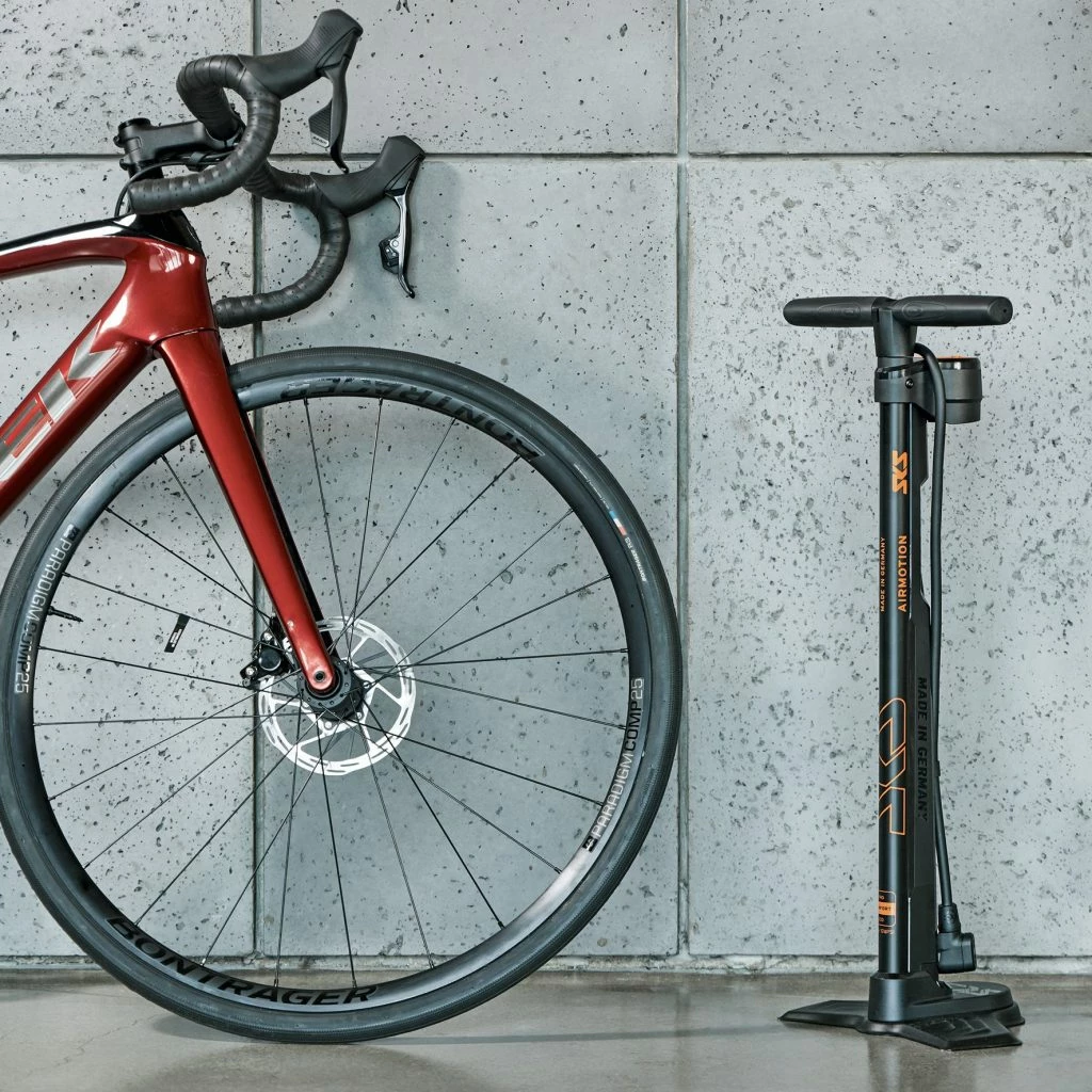 Pompe à Pied Vélo 12 Bar - Airmotion 12.0 SKS 3 Pompe à Pied Vélo 12 Bar - Airmotion 12.0 SKS