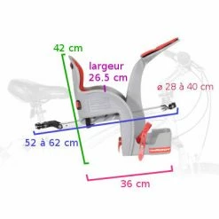 Siège Enfant Avant Pour Vélo WeeRide Classic -Default Template Soldes siege enfant avant pour velo weeride classic full 6