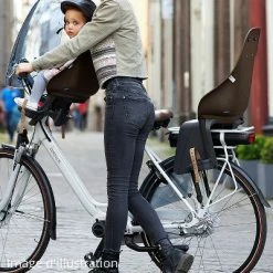 Siège Vélo Enfant Arrière Sur Porte-bagages Urban Iki -Default Template Soldes siege velo enfant arriere sur porte bagages urban iki marron full 5